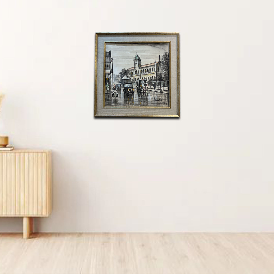 Echoes of a Quiet City Oil Painting