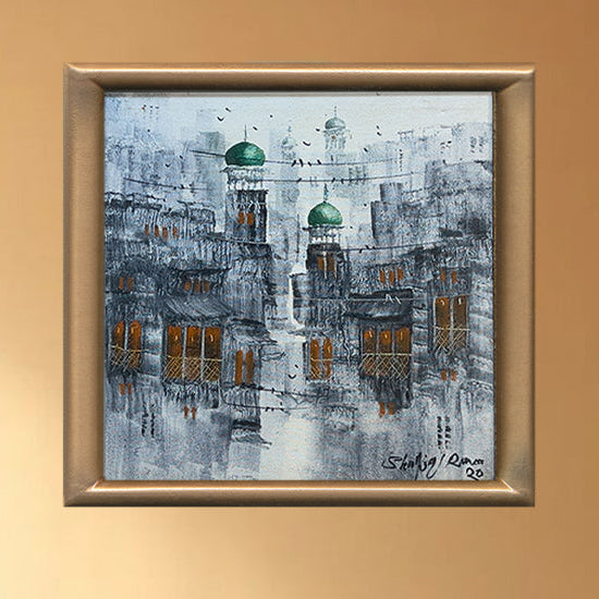Whispers of the Holy Square Oil Painting